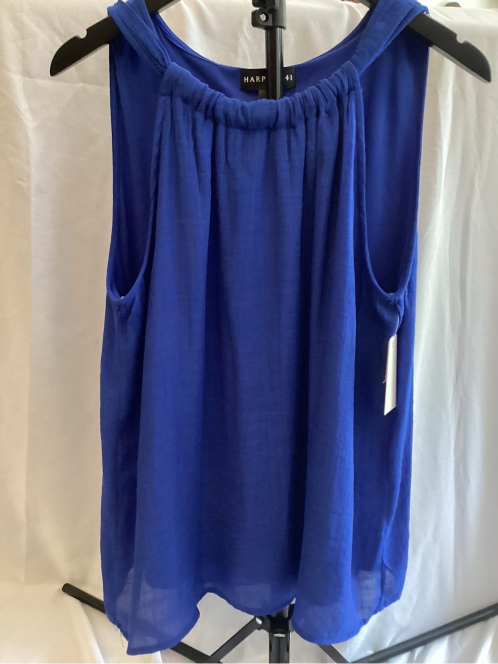 Harper Royal Blue Gathered Halter Camisole